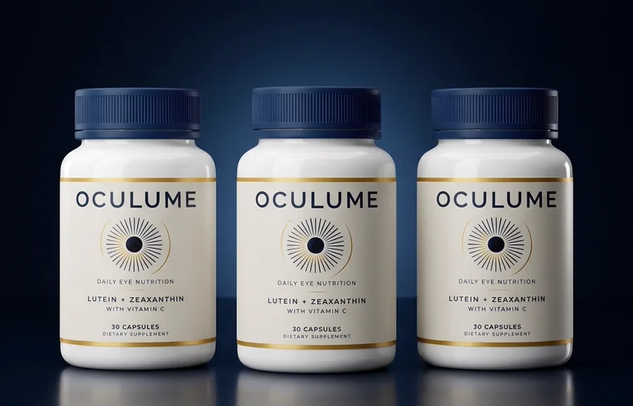 Three bottles of Oculume